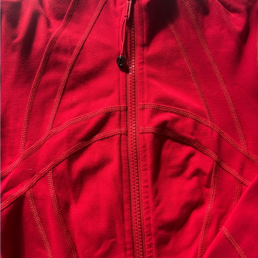 Lululemon Dark Red Define Jacket - Picture 3 of 8